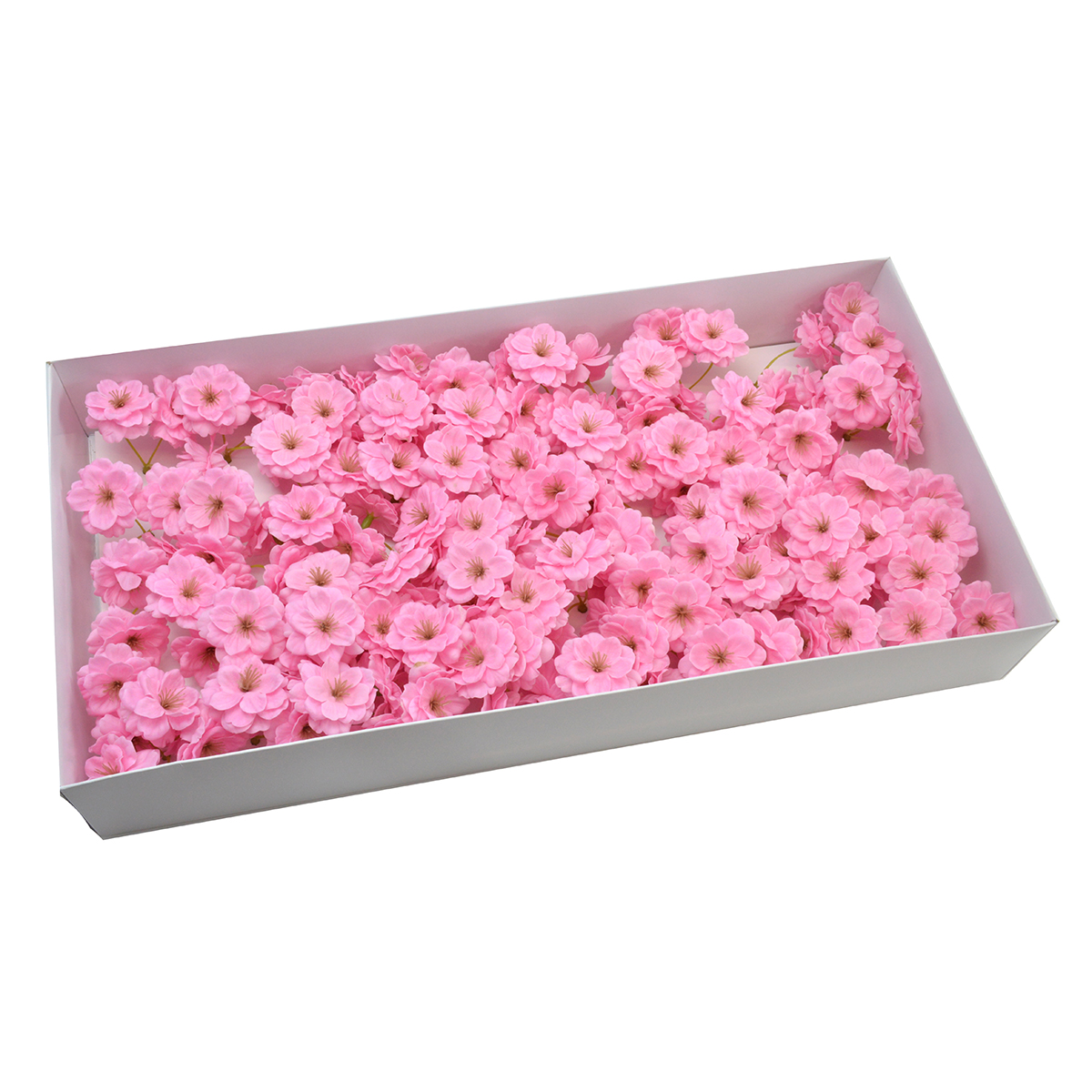 Set 50 ramuri floare de cires din sapun parfum si atingere reala roz
