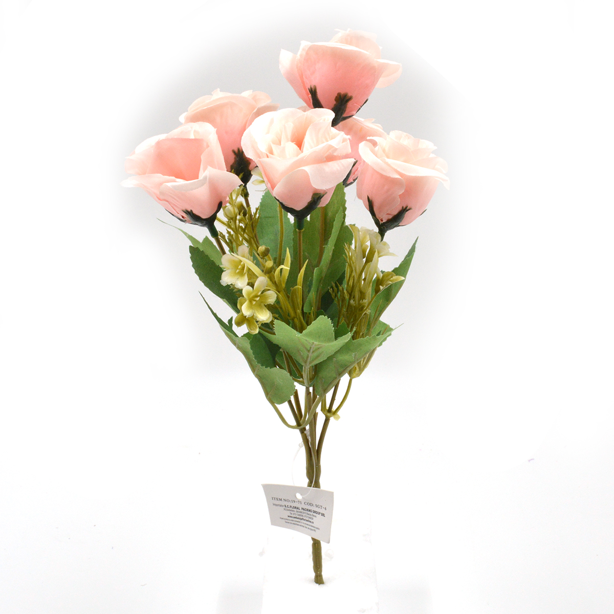 Flori Buchet 6 Trandafiri Madame roz pal