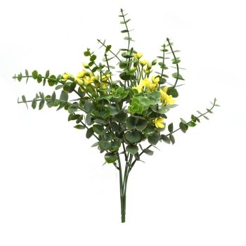 Buchetel eucalipt cu flori galben