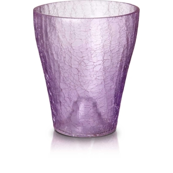 Mini ghiveci sticla violet 9x12cm
