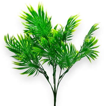 Buchet Artificial Mini Palmier Verde cu Galben​