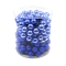 Set 144 globulete de sticla pe sarma in doua texturi albastru