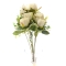 Buchet 7 trandafiri upper class alb