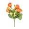 Buchet 5 fire trandafir Rosideea glixia si eucalipt portocaliu