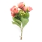 Buchet 5 fire trandafir Rosideea glixia si eucalipt roze