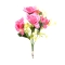 Buchet artificial trandafir rhodos roz inchis