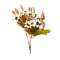 Buchet fir artificial mini crizanteme cu muguri alb