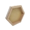 Cos hexagonal din lemn / Panou vertical / Tava ornamente