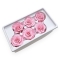 Set 6 Trandafiri Criogenati 5-6cm - Roz