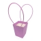 Set 10 buc Sacosa carton manere plastic mijlociu violet