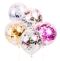 Set 5 baloane confetii latex mixte AFO
