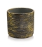 Ghiveci ceramica cilindru etno gold 14x13cm