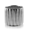 Ghiveci ceramica cilindru lines argintiu 13x12cm