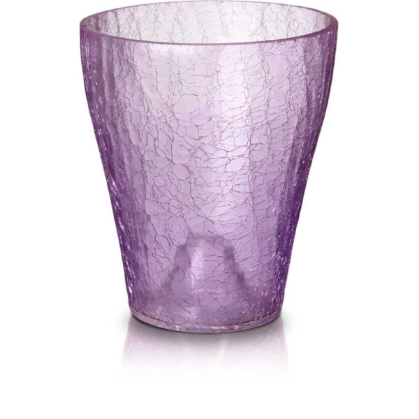 Mini ghiveci sticla violet 9x12cm