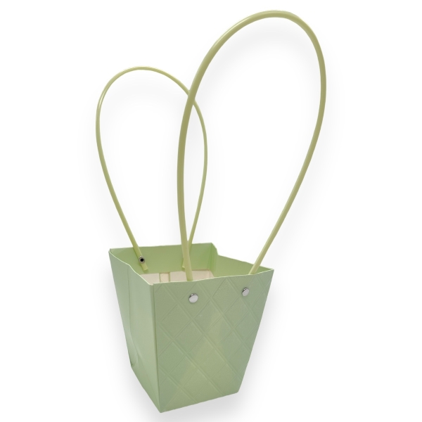 Set 10 sacose carton premium model romb verde fistic