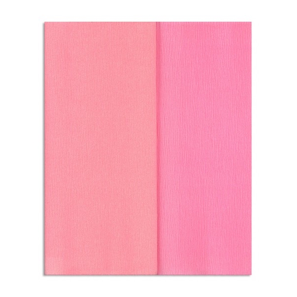 Hartie creponata Gloria Doublette roze deschis-roz, cod 3317 AFO