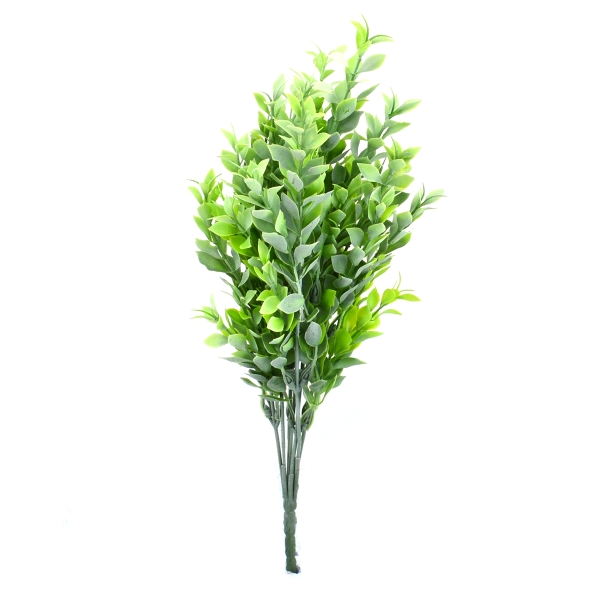 Buchet Buxus Verde cu Alb