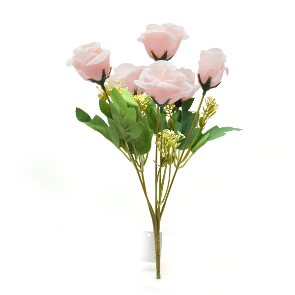 Flori Buchet 7 trandafiri wild roze deschis