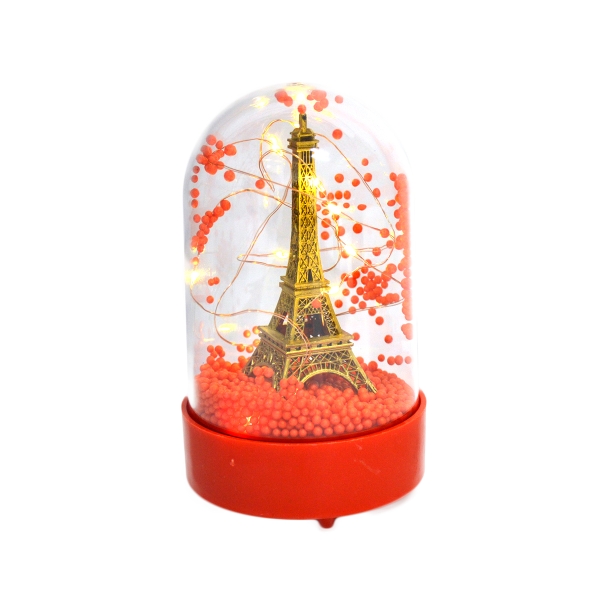 Cupola plastic Eiffel cu lumini led
